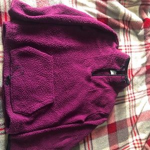 maroon sherpa from PINK